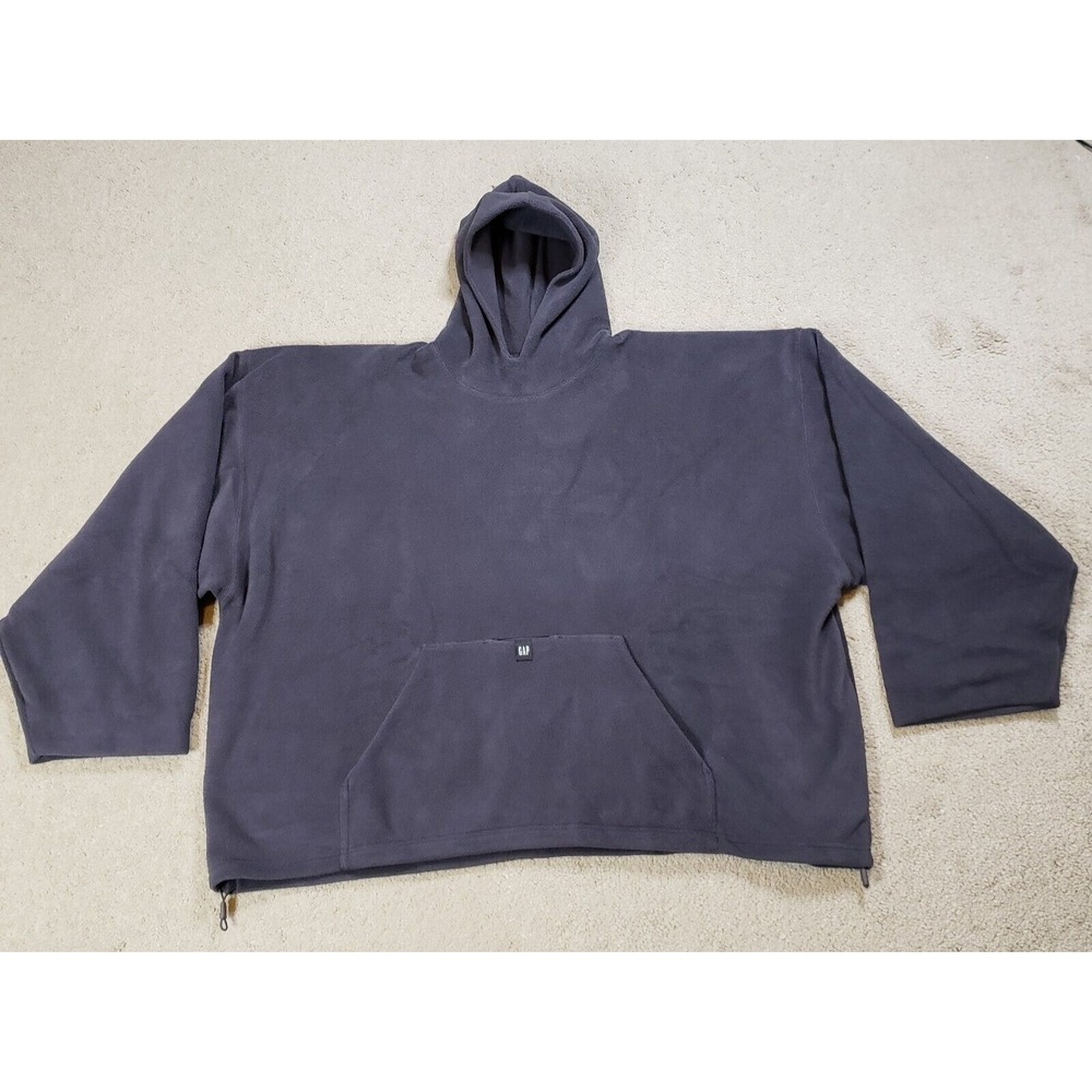 YEEZY YZY GAP Hoodie Men L Polar Fleece Padded Sweatshirt Kanye Streetwear‎ Rare